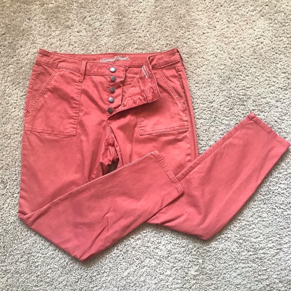 Square pocket pants
